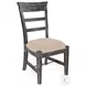 Cozy Luxe Black Sand Dining Side Chair Set of 2