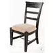 Cozy Luxe Black Sand Dining Side Chair Set of 2