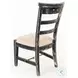 Cozy Luxe Black Sand Dining Side Chair Set of 2