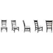 Cozy Luxe Black Sand Dining Side Chair Set of 2
