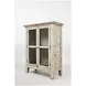 Rustic Shores Scrimshaw 2 Door Accent Cabinet