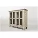 Rustic Shores Scrimshaw 4 Door Accent Cabinet