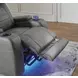 Schooner Rocks Slate Power Recliner with USB Charging and LED