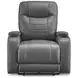 Schooner Rocks Slate Power Recliner with USB Charging and LED
