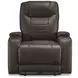 Schooner Rocks Umber Power Recliner with USB Charging and LED