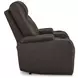 Schooner Rocks Umber Power Recliner with USB Charging and LED