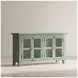 Rustic Shores Surfside 4 Door Low Accent Cabinet