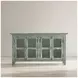 Rustic Shores Surfside 4 Door Low Accent Cabinet