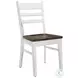 Autumn Echo White Wood Rectangular Dining Room Set