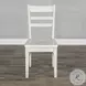 Maple Haze Marble White Dining Chair Set of 2