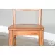 Cozy Luxe Rustic Oak Dining Chair Set of 2