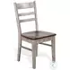 Ember Grace Gray Drop Leaf Round Dining Room Set