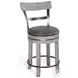 Autumn Echo Alpine Gray Swivel Counter Height Stool Set of 2