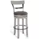 Autumn Echo Alpine Gray Swivel Barstool Set of 2