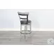 Autumn Echo Alpine Gray Swivel Barstool Set of 2