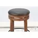 Velden Hollow Natural Swivel Barstool Set of 2