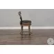Velden Hollow Buckskin Wood Back Swivel Counter Height Stool Set of 2