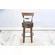 Cozy Luxe Buckskin Swivel Barstool Set of 2