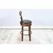 Cozy Luxe Buckskin Swivel Barstool Set of 2