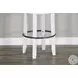 Hearthwood Haven European Cottage Industrial Swivel Bar Stool Set of 2