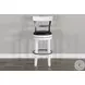 Hearthwood Haven European Cottage Industrial Swivel Bar Stool Set of 2
