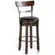 Willow Nest Tobacco Leaf Swivel Bar Stool Set of 2