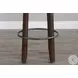 Willow Nest Tobacco Leaf Swivel Bar Stool Set of 2