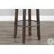 Willow Nest Tobacco Leaf Swivel Bar Stool Set of 2