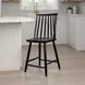Felix Black Windsor Counter Height Barstool Set of 2