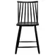 Felix Black Windsor Counter Height Barstool Set of 2