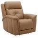 Ranger Oakridge Brown Leather Zero Gravity Power Recliner with USB Charging and Heat Massage