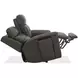 Ranger Rustic Brown Leather 63" Zero Gravity Power Reclining Loveseat with USB Charging and Heat Massage