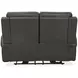 Ranger Rustic Brown Leather 63" Zero Gravity Power Reclining Loveseat with USB Charging and Heat Massage