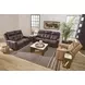 Ranger Rustic Brown Leather 86" Zero Gravity Power Reclining Sofa with USB Charging and Heat Massage