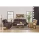 Ranger Rustic Brown Leather 86" Zero Gravity Power Reclining Sofa with USB Charging and Heat Massage