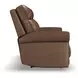 Alexander Weathered Khaki Brown Leather Zero Gravity Triple Power Reclining Living Room Set