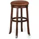 Desert Sage Dark Brown Swivel Barstool Set of 2