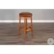 Maple Haze Rustic Oak Swivel Bar Stool Set of 2