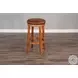 Maple Haze Rustic Oak Swivel Bar Stool Set of 2