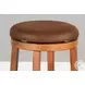 Maple Haze Rustic Oak Swivel Bar Stool Set of 2