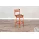 Crimson Ridge Beige Swivel Counter Height Stool of 2
