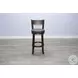 Havenstead Dark Brown Swivel Barstool Set of 2