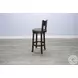 Havenstead Dark Brown Swivel Barstool Set of 2