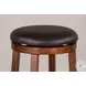 Villa Rosso Medium Brown Swivel Barstool Set of 2