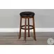 Villa Rosso Medium Brown Swivel Barstool Set of 2