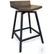 Velden Hollow Buckskin Swivel Counter Height Stool