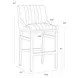 Ellsworth Bravo Admiral Upholstered Bar Stool