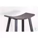 Maple Haze Dark Tobacco Leaf Saddle Counter Height Stool Set of 2