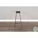 Autumn Echo Tobacco Leaf Saddle Seat Metal Barstool Set of 2