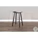 Autumn Echo Tobacco Leaf Saddle Seat Metal Barstool Set of 2